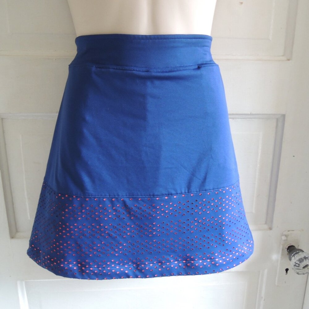 Lady Hagen Blue & Orange Golf Tennis Skort M